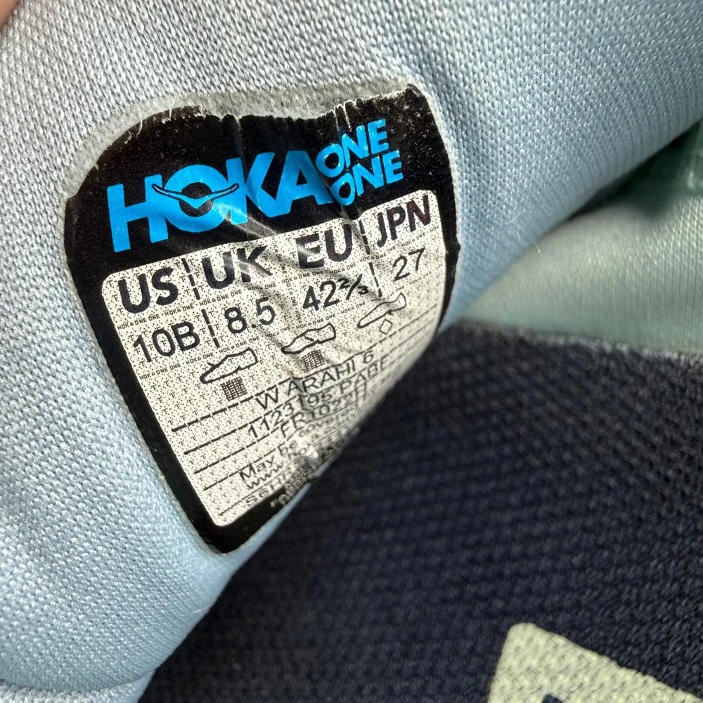 Hoka Arahi 6 Running Shoes Womens Size 10 Light Blue PABE 1123195